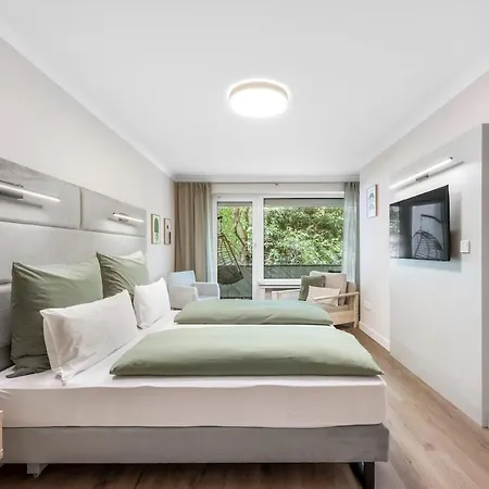 Exklusives Parkside In Der Innenstadt Am Park Apartment *