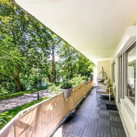 Exklusives Parkside In Der Innenstadt Am Park Apartment *